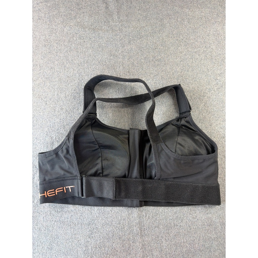 SHEFIT Ultimate Sports Bra Women Luxe Black High Impact Adjustable 110002 - Picture 4 of 9